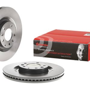 Brembo Brake Rotor, Vented, One Piece Design, Wheel Bolt Pattern 5 X 114.3 Millimeter – 09C17711C02