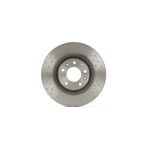 Brembo Brake Rotor, Xtra, Vented Cross Drilled, One Piece Design, Wheel Bolt Pattern 5 X 114.3 Millimeter – 09C1771XC02