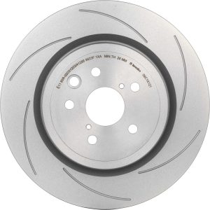 Brembo Brake Rotor, Prime, Vented, Slotted, One Piece Design, Wheel Bolt Pattern 5 X 114.3 Millimeter – 09C18121C02