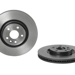 Brembo Brake Rotor, Vented, One Piece Design, Wheel Bolt Pattern 5 X 107.95 Millimeter – 09C20711C02