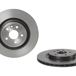 Brembo Brake Rotor, Vented, One Piece Design, Wheel Bolt Pattern 5 X 107.95 Millimeter – 09C20911C02