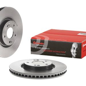 Brembo Brake Rotor, Vented, One Piece Design, Wheel Bolt Pattern 5 X 114.3 Millimeter – 09C24511C02