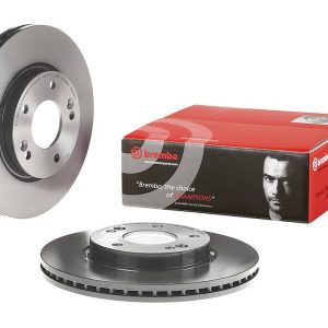 Brembo Brake Rotor, Vented, One Piece Design, Wheel Bolt Pattern 5 X 114.3 Millimeter – 09C24911C02