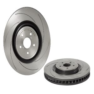 Brembo Brake Rotor, Prime, Vented, Slotted, One Piece Design, Wheel Bolt Pattern 5 X 114.3 Millimeter – 09C26621C02