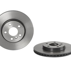 Brembo Brake Rotor, Vented, One Piece Design, Wheel Bolt Pattern 5 X 112 Millimeter – 09C34911C02