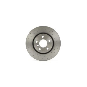 Brembo Brake Rotor, Xtra, Vented Cross Drilled, One Piece Design, Wheel Bolt Pattern 5 X 112 Millimeter – 09C3491XC02