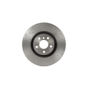 Brembo Brake Rotor, Xtra, Vented Cross Drilled, One Piece Design, Wheel Bolt Pattern 5 X 112 Millimeter – 09C3511XC02