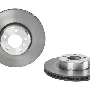 Brembo Brake Rotor, Vented, One Piece Design, Wheel Bolt Pattern 5 X 120 Millimeter – 09C39713C02