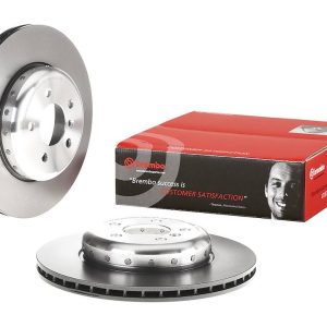 Brembo Brake Rotor, Vented, One Piece Design, Wheel Bolt Pattern 5 X 120 Millimeter – 09C40413C02