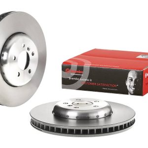 Brembo Brake Rotor, Vented, One Piece Design, Wheel Bolt Pattern 5 X 120 Millimeter – 09C40713C02