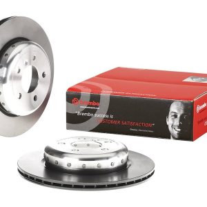 Brembo Brake Rotor, Vented, One Piece Design, Wheel Bolt Pattern 5 X 120 Millimeter – 09C41113C02