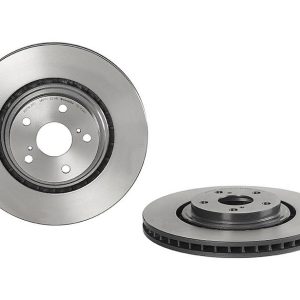 Brembo Brake Rotor, Vented, One Piece Design, Wheel Bolt Pattern 5 X 114.3 Millimeter – 09C49911C02