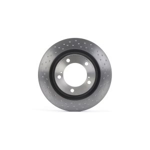 Brembo Brake Rotor, Xtra, Vented Cross Drilled, One Piece Design, Wheel Bolt Pattern 5 X 150 Millimeter – 09C5001XC02