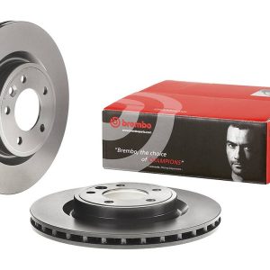 Brembo Brake Rotor, Vented, One Piece Design, Wheel Bolt Pattern 5 X 120 Millimeter – 09C51511C02