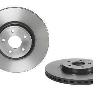 Brembo Brake Rotor, Vented, One Piece Design, Wheel Bolt Pattern 5 X 107.95 Millimeter – 09C54211C02