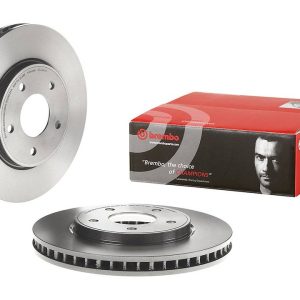 Brembo Brake Rotor, Vented, One Piece Design, Wheel Bolt Pattern 5 X 114.3 Millimeter – 09C54411C02