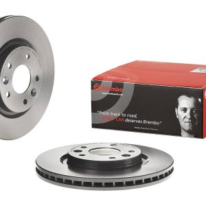 Brembo Brake Rotor, Vented, One Piece Design, Wheel Bolt Pattern 5 X 114.3 Millimeter – 09C54511C02