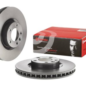 Brembo Brake Rotor, Vented, One Piece Design, Wheel Bolt Pattern 5 X 130 Millimeter – 09C54911C02