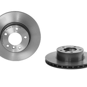 Brembo Brake Rotor, Vented, One Piece Design, Wheel Bolt Pattern 5 X 120 Millimeter – 09C64911C02