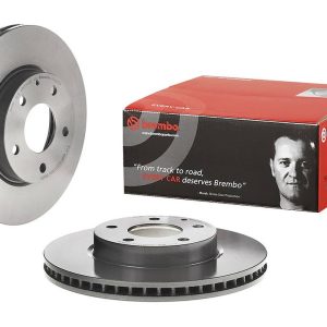 Brembo Brake Rotor, Vented, One Piece Design, Wheel Bolt Pattern 5 X 114.3 Millimeter – 09C65111C02