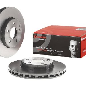 Brembo Brake Rotor, Vented, One Piece Design, Wheel Bolt Pattern 5 X 112 Millimeter – 09C89311C02