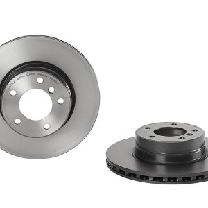 Brembo Brake Rotor, Vented, One Piece Design, Wheel Bolt Pattern 5 X 120 Millimeter – 09C89411C02