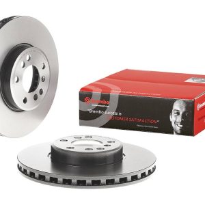 Brembo Brake Rotor, Vented, One Piece Design, Wheel Bolt Pattern 5 X 120 Millimeter – 09C89611C02