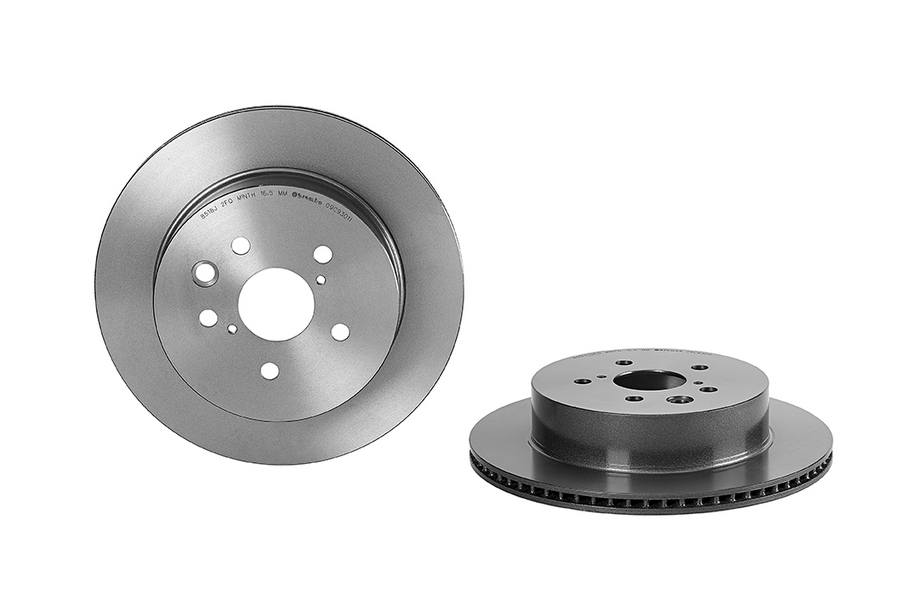 Brembo Brake Rotor, Vented, One Piece Design, Wheel Bolt Pattern 5 X 114.3 Millimeter – 09C93011C02
