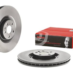Brembo Brake Rotor, Vented, One Piece Design, Wheel Bolt Pattern 5 X 107.95 Millimeter – 09C93711C02