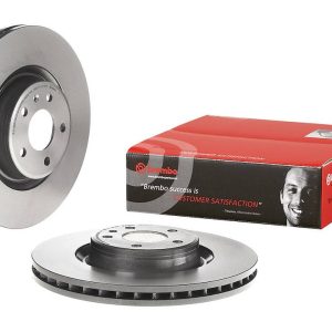 Brembo Brake Rotor, Vented, One Piece Design, Wheel Bolt Pattern 5 X 112 Millimeter – 09D05911C02