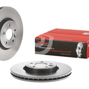 Brembo Brake Rotor, Vented, One Piece Design, Wheel Bolt Pattern 5 X 107.95 Millimeter – 09D06211C02