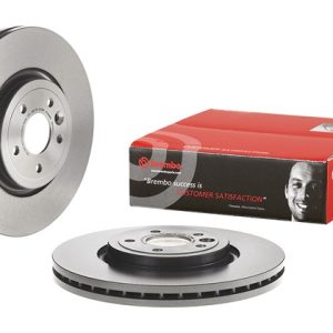 Brembo Brake Rotor, Vented, One Piece Design, Wheel Bolt Pattern 5 X 107.95 Millimeter – 09D06311C02