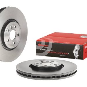 Brembo Brake Rotor, Vented, One Piece Design, Wheel Bolt Pattern 5 X 107.95 Millimeter – 09D06421C02