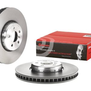 Brembo Brake Rotor, Vented, One Piece Design, Wheel Bolt Pattern 5 X 112 Millimeter – 09D09513C02