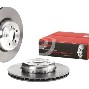 Brembo Brake Rotor, Vented, One Piece Design, Wheel Bolt Pattern 5 X 112 Millimeter – 09D09613C02
