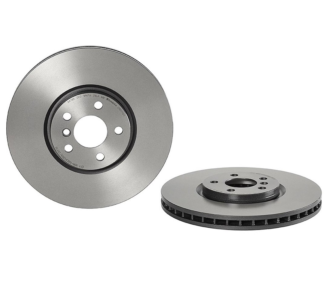 Brembo Brake Rotor, Vented, One Piece Design, Wheel Bolt Pattern 5 X 112 Millimeter – 09D17911C02