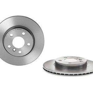 Brembo Brake Rotor, Vented, One Piece Design, Wheel Bolt Pattern 5 X 112 Millimeter – 09D20811C02