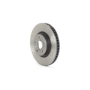 Brembo Brake Rotor, Xtra, Vented Cross Drilled, One Piece Design, Wheel Bolt Pattern 5 X 114.3 Millimeter – 09D2451XC02