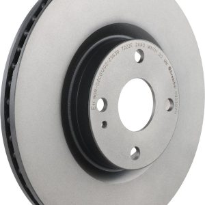 Brembo Brake Rotor, Prime, Vented, One Piece Design, Wheel Bolt Pattern 4 X 100 Millimeter – 09D30711C02