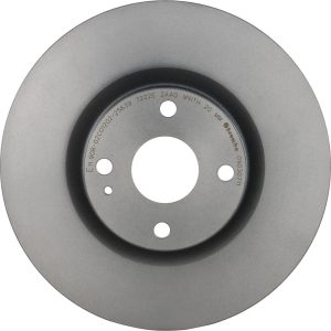 Brembo Brake Rotor, Prime, Vented, One Piece Design, Wheel Bolt Pattern 4 X 100 Millimeter – 09D30711C02