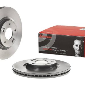 Brembo Brake Rotor, Vented, One Piece Design, Wheel Bolt Pattern 5 X 114.3 Millimeter – 09D42811C02