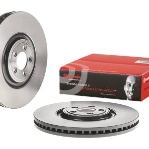Brembo Brake Rotor, Vented, One Piece Design, Wheel Bolt Pattern 5 X 107.95 Millimeter – 09D43311C02
