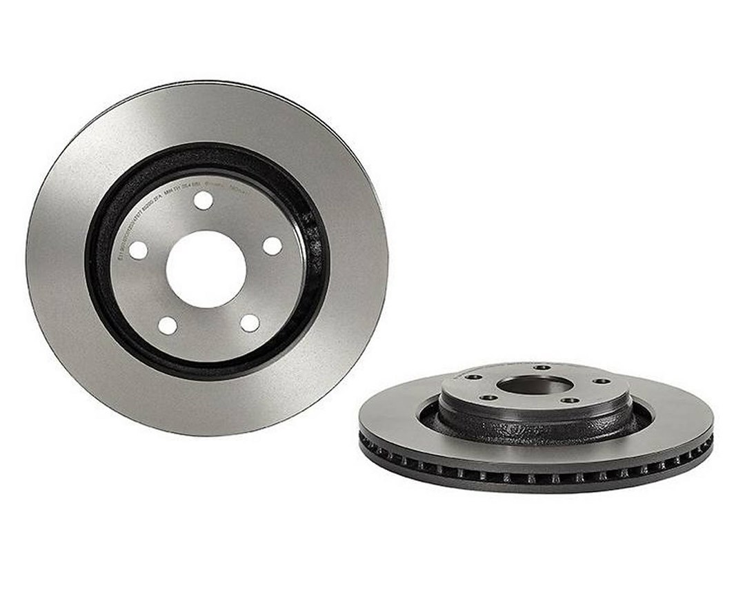 Brembo Brake Rotor, Vented, One Piece Design, Wheel Bolt Pattern 5 X 127 Millimeter – 09D44411C02