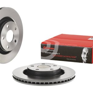 Brembo Brake Rotor, Vented, One Piece Design, Wheel Bolt Pattern 5 X 127 Millimeter – 09D44411C02