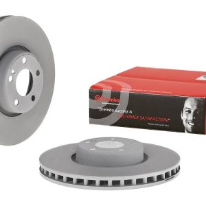Brembo Brake Rotor, Vented, One Piece Design, Wheel Bolt Pattern 5 X 112 Millimeter – 09D52813C02