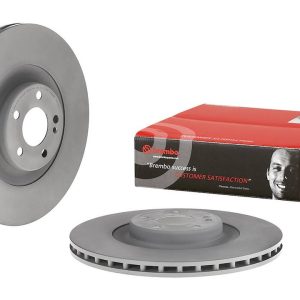 Brembo Brake Rotor, Vented, One Piece Design, Wheel Bolt Pattern 5 X 112 Millimeter – 09D53213C02