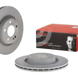 Brembo Brake Rotor, Vented, One Piece Design, Wheel Bolt Pattern 5 X 112 Millimeter – 09D53313C02