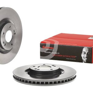 Brembo Brake Rotor, Vented, One Piece Design, Wheel Bolt Pattern 5 X 114.3 Millimeter – 09D62511C02