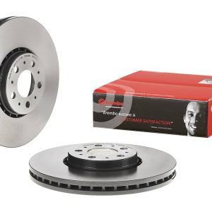 Brembo Brake Rotor, Vented, One Piece Design, Wheel Bolt Pattern 5 X 108 Millimeter – 09D72511C02