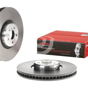 Brembo Brake Rotor, Vented, One Piece Design, Wheel Bolt Pattern 5 X 112 Millimeter – 09D89813C02